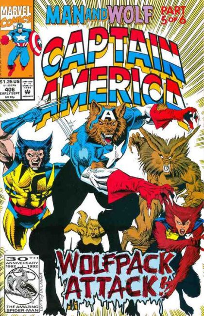 Captain America, Vol. 1 Man And Wolf, Part 5: Leader of the Pack / Fight On Skull Mountain |  Issue