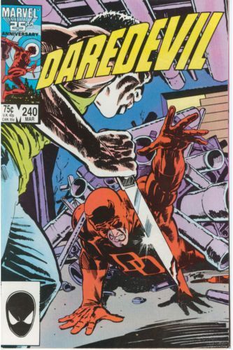 Daredevil, Vol. 1 The Face You Deserve |  Issue#240A | Year:1987 | Series: Daredevil | Pub: Marvel Comics | Direct Edition