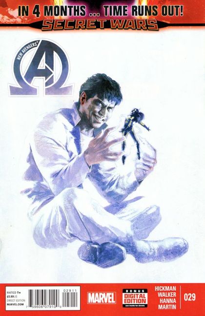 New Avengers, Vol. 3 Time Runs Out - "8 Months Ago..." |  Issue#29A | Year:2015 | Series: Avengers | Pub: Marvel Comics | Regular Gabriele Dell'Otto Cover