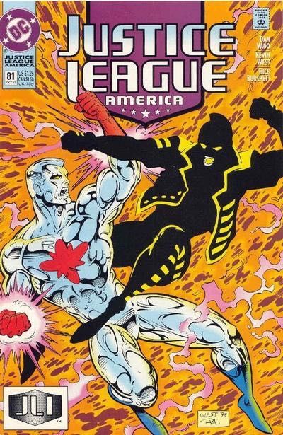 Justice League / International / America Do The Right Thing |  Issue#81A | Year:1993 | Series: Justice League | Pub: DC Comics | Direct Edition