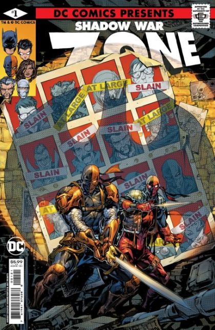 Shadow War Zone Shadow War - Old Friends / Inner Demon / Panic Room / Ninjas! At The Arcade |  Issue#1B | Year:2022 | Series:  | Pub: DC Comics | Howard Porter X-Men Homage Retro Trade Dress Cover