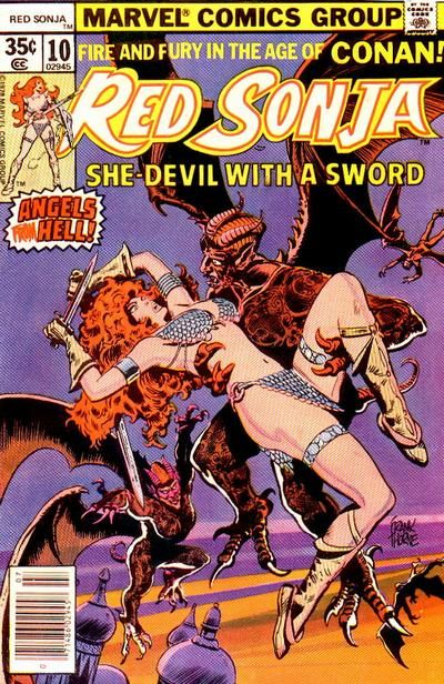 Red Sonja, Vol. 1 Red Lace pt.1 |  Issue#10 | Year:1978 | Series: Red Sonja | Pub: Marvel Comics |