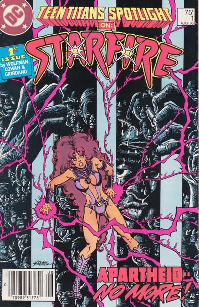 Teen Titans Spotlight Black and White, Black and White: Part 1 |  Issue#1B | Year:1986 | Series: Teen Titans | Pub: DC Comics | Newsstand Edition