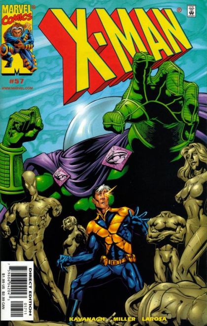 X-Man Behind the Curtain |  Issue#57A | Year:1999 | Series: X-Men | Pub: Marvel Comics | Direct Edition