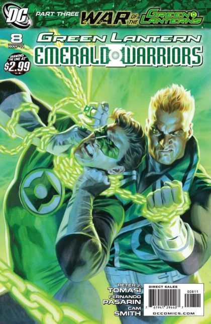 Green Lantern: Emerald Warriors War of the Green Lanterns - War Of The Green Lanterns, Part Three |  Issue#8A | Year:2011 | Series: Green Lantern | Pub: DC Comics | Felipe Massafera Regular Cover