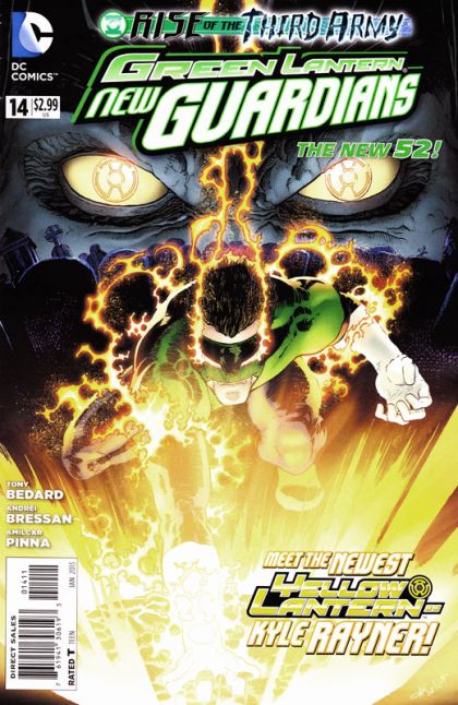 Green Lantern: New Guardians Rise of the Third Army - Fear Factor |  Issue#14A | Year:2012 | Series: Green Lantern | Pub: DC Comics | Aaron Kuder Regular