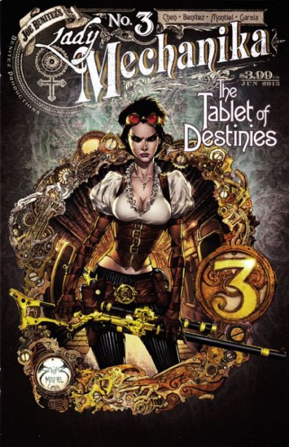 Lady Mechanika: The Tablet Of Destinies The Tablet Of Destinies, Chapter Three |  Issue#3A | Year:2015 | Series:  | Pub: Benitez Productions | Joe Benitez Regular Cover