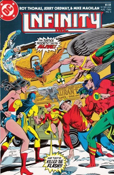 Infinity Inc., Vol. 1 The Generations Saga, Dead Man's Bluff! |  Issue#5 | Year:1984 | Series: Infinity Inc. | Pub: DC Comics |