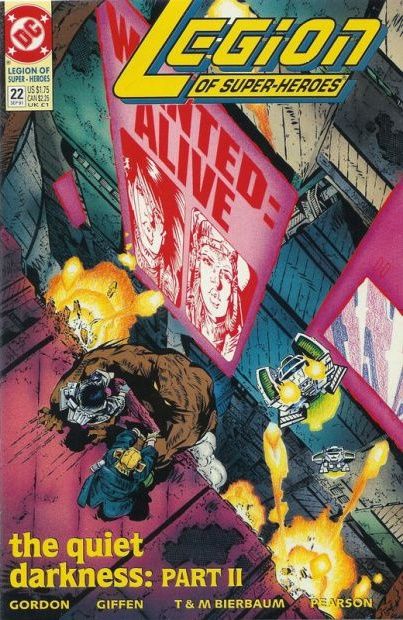 Legion of Super-Heroes, Vol. 4 The Quiet Darkness, Part Two |  Issue#22 | Year:1991 | Series: Legion of Super-Heroes | Pub: DC Comics |