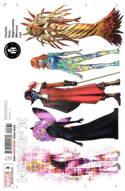 Way of X Hellfire Gala - Joy of X |  Issue#3C | Year:2021 | Series:  | Pub: Marvel Comics | Variant Bob Quinn Character Design Cover