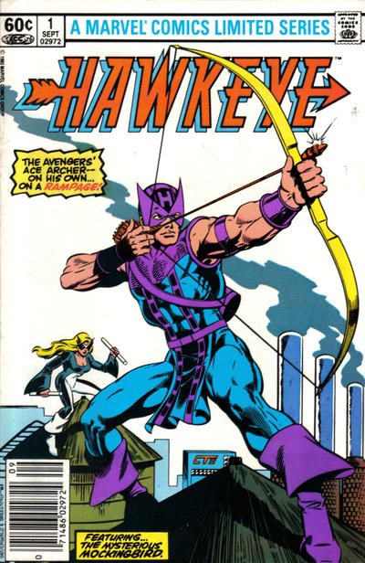 Hawkeye, Vol. 1 Listen to the Mockingbird |  Issue#1B | Year:1983 | Series: Hawkeye | Pub: Marvel Comics | Newsstand Edition
