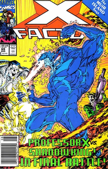 X-Factor, Vol. 1 The Muir Island Saga - Part 3: Clash Reunion |  Issue#69B | Year:1991 | Series: X-Factor | Pub: Marvel Comics | Newsstand Edition