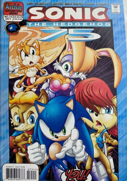 Sonic the Hedgehog, Vol. 2  |  Issue#75A | Year:1999 | Series: Sonic The Hedgehog | Pub: Archie Comic Publications | Direct Edition