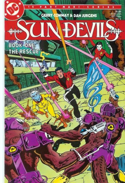 Sun Devils The Rescue part 1- Eyes Only |  Issue#4 | Year:1984 | Series:  | Pub: DC Comics |