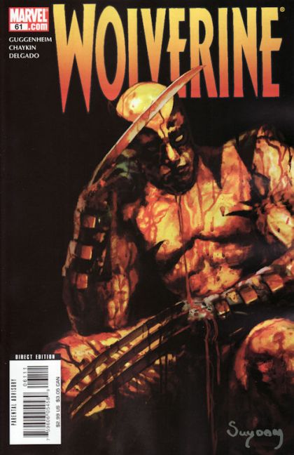 Wolverine, Vol. 3 Logan Dies, Part 5: Soul Survivor |  Issue#61A | Year:2008 | Series: Wolverine | Pub: Marvel Comics | Direct Edition