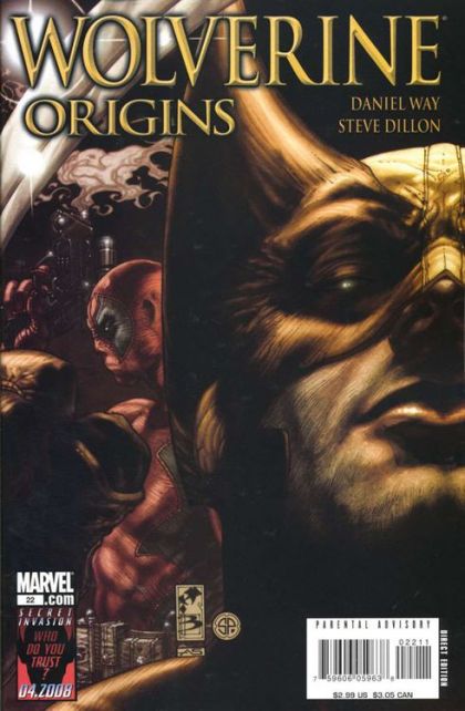 Wolverine: Origins The Deep End, Part Two |  Issue#22A | Year:2008 | Series: Wolverine | Pub: Marvel Comics |