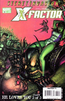 X-Factor, Vol. 3 Secret Invasion - He Loves You, Part Three: The Darwin Awards |  Issue