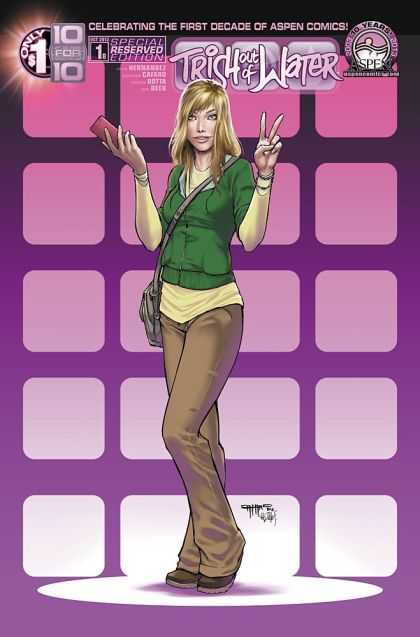 Trish Out of Water  |  Issue#1B | Year:2013 | Series:  | Pub: Aspen Comics | Aspen Reserved Cover