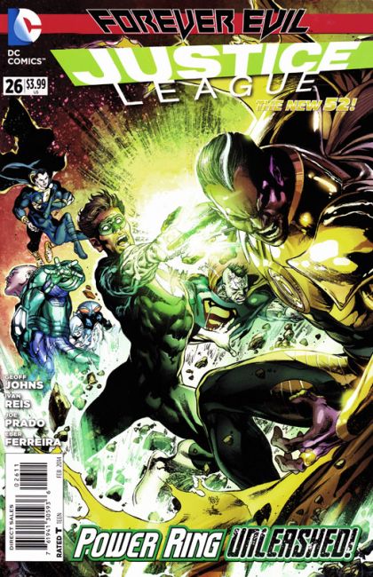 Justice League, Vol. 1 Forever Evil - Forever Numb |  Issue#26A | Year:2013 | Series: Justice League | Pub: DC Comics | Ivan Reis Regular Cover