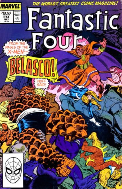 Fantastic Four, Vol. 1 The Scenic Route! |  Issue#314A | Year:1988 | Series: Fantastic Four | Pub: Marvel Comics | Direct Edition