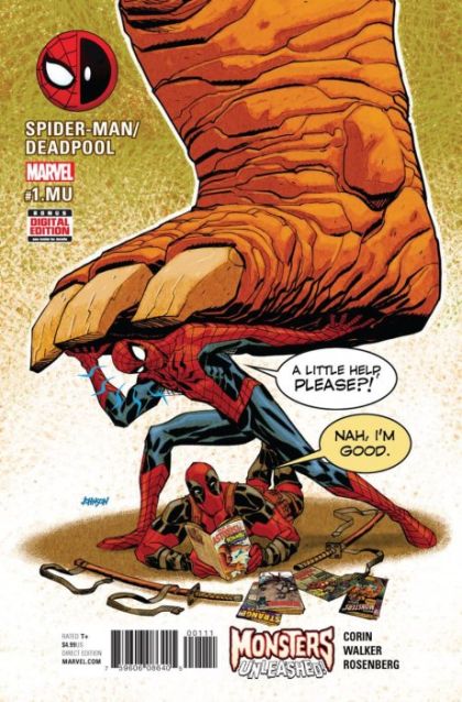 Spider-Man / Deadpool, Vol. 1  |  Issue#1.MU-A | Year:2017 | Series:  | Pub: Marvel Comics | Dave Johnson Regular