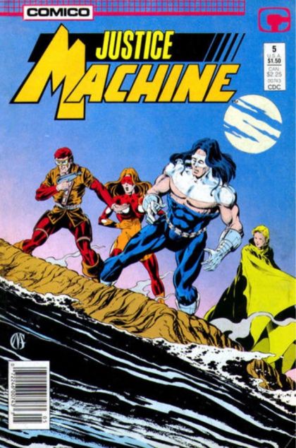 Justice Machine You Can't Make an Omelet... |  Issue#5 | Year:1987 | Series: Justice Machine | Pub: Comico |