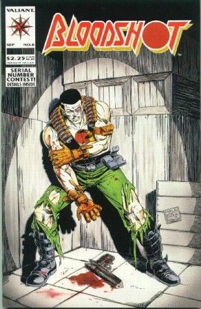 Bloodshot, Vol. 1 Bad Blood |  Issue#8 | Year:1993 | Series:  | Pub: Valiant Entertainment | Don Perlin Regular Cover