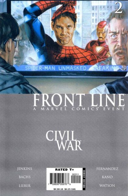 Civil War: Front Line Civil War - Embedded, Part 2 / The Accused, Part 2 / Civil War: The Program / selection from Plutarch |  Issue