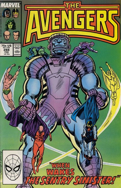 The Avengers, Vol. 1 Heavy Metal! |  Issue#288A | Year:1987 | Series: Avengers | Pub: Marvel Comics |