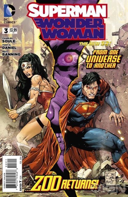Superman / Wonder Woman Zod |  Issue#3A | Year:2013 | Series:  | Pub: DC Comics | Tony S. Daniel Regular Cover