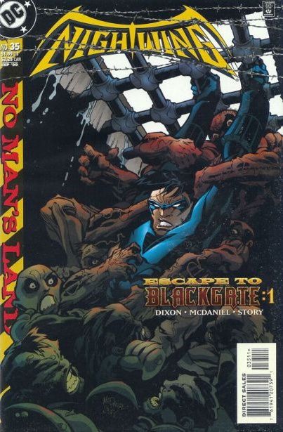 Nightwing, Vol. 2 Batman: No Man's Land - Escape to Blackgate, Part 1: The Belly of the Beast |  Issue#35A | Year:1999 | Series: Nightwing | Pub: DC Comics | Direct Edition