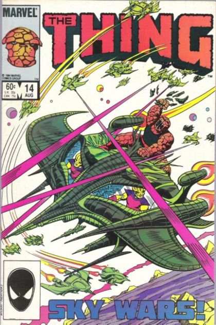 The Thing, Vol. 1 Rocky Grimm Space Ranger, Part IV: Wild Blue Yonder |  Issue#14A | Year:1984 | Series: Fantastic Four | Pub: Marvel Comics | Direct Edition