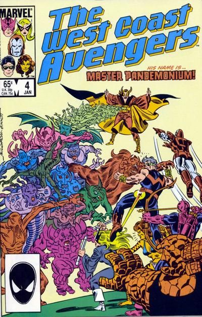 The West Coast Avengers, Vol. 2 Master Pandemonium! |  Issue#4A | Year:1985 | Series:  | Pub: Marvel Comics |