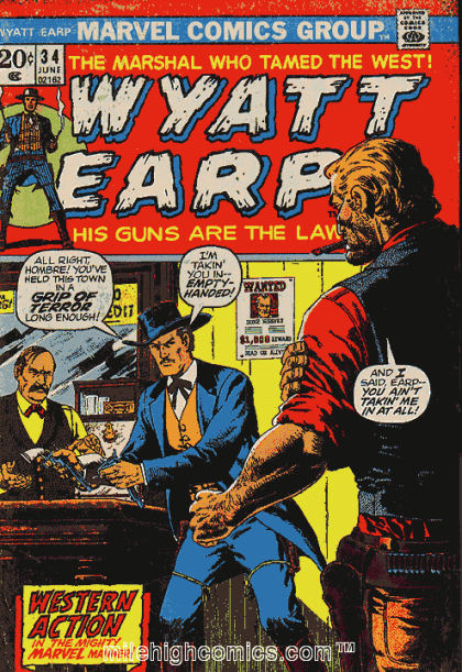 Wyatt Earp  |  Issue#34 | Year:1973 | Series:  | Pub: Atlas Comics (Marvel Comics) |