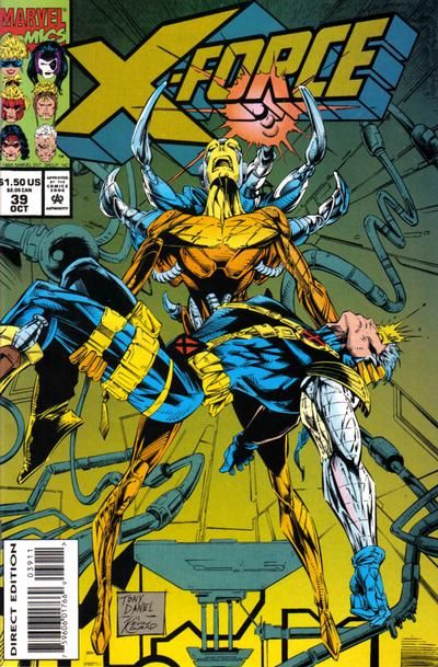 X-Force, Vol. 1 Letting Go |  Issue#39A | Year:1994 | Series: X-Force | Pub: Marvel Comics | Direct Edition