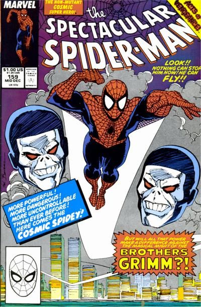 The Spectacular Spider-Man, Vol. 1 Acts of Vengeance - These Shattered Senses Or a Tale of the Brothers Grimm |  Issue#159A | Year:1989 | Series: Spider-Man | Pub: Marvel Comics |