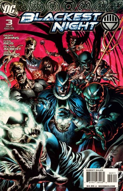 Blackest Night Blackest Night - Part Three |  Issue#3A | Year:2009 | Series:  | Pub: DC Comics | Ivan Reis Regular