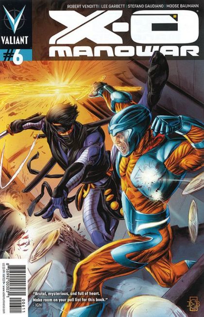 X-O Manowar, Vol. 3 Enter Ninjak, Part 2: Hunter & Hunted |  Issue#6A | Year:2012 | Series: X-O Manowar | Pub: Valiant Entertainment