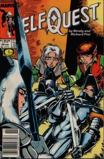 Elfquest (Marvel) The Treasure |  Issue#28B | Year:1987 | Series:  | Pub: Marvel Comics | Newsstand Edition
