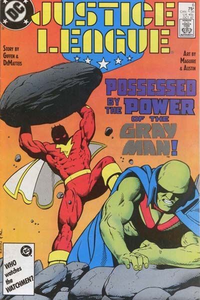 Justice League / International / America Massacre In Gray |  Issue#6A | Year:1987 | Series: Justice League | Pub: DC Comics | Direct Edition