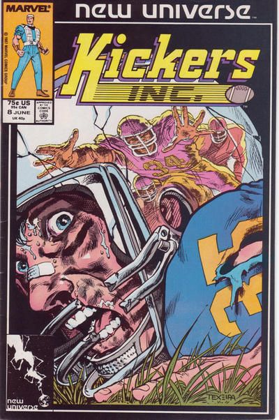 Kickers Inc. "All or Nothing" |  Issue#8A | Year:1987 | Series: New Universe | Pub: Marvel Comics | Direct Edition