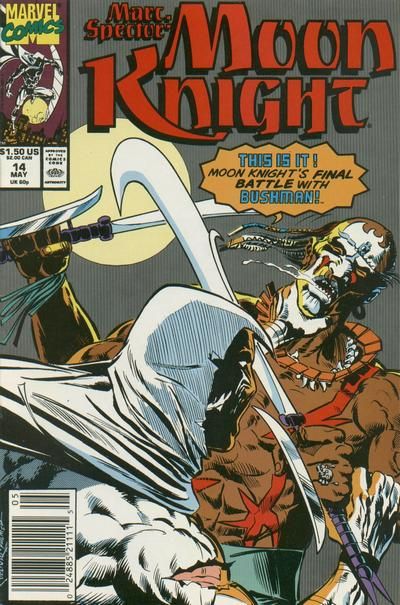 Marc Spector: Moon Knight Long Day Dying |  Issue#14 | Year:1990 | Series: Moon Knight | Pub: Marvel Comics |