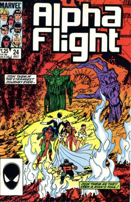 Alpha Flight, Vol. 1 Final Conflict |  Issue#24A | Year:1985 | Series: Alpha Flight | Pub: Marvel Comics |