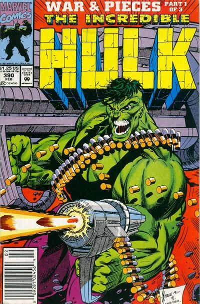 The Incredible Hulk, Vol. 1 War & Pieces, Part 1: This Means War |  Issue#390B | Year:1992 | Series: Hulk | Pub: Marvel Comics |