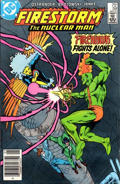 Firestorm, the Nuclear Man, Vol. 2 (1982-1990) Glass Houses |  Issue#59B | Year:1987 | Series: Firestorm | Pub: DC Comics | Newsstand Edition