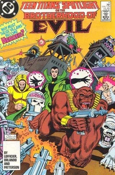 Teen Titans Spotlight The Brotherhood is Dead |  Issue#11A | Year:1987 | Series: Teen Titans | Pub: DC Comics | Direct Edition