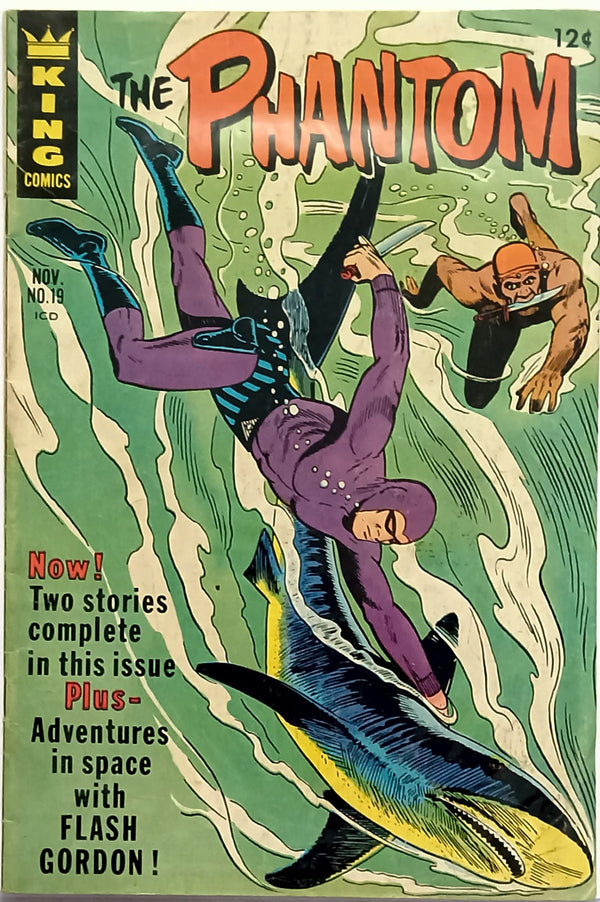 The Phantom | King Comics | Year: 1966 | Old Vintage | 2 Stories Complete in This Issue Plus Adventure with Flash Gordon