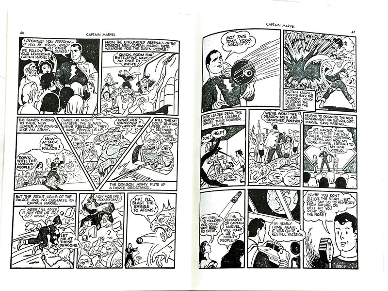 Captain Marvel Adventures | Special Edition Reprints by Flashback Publication | Original 1941 Fawcett Book Reprint | Reprinted in 1974 | Pages:64