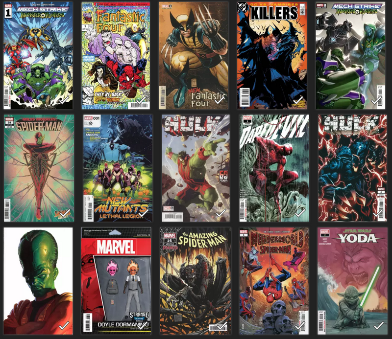 Comics Wholesale Lot of DC & Marvel Comics | Best of DC Marvel Comics in Wholesale