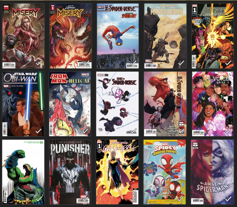 Comics Wholesale Lot of DC & Marvel Comics | Best of DC Marvel Comics in Wholesale